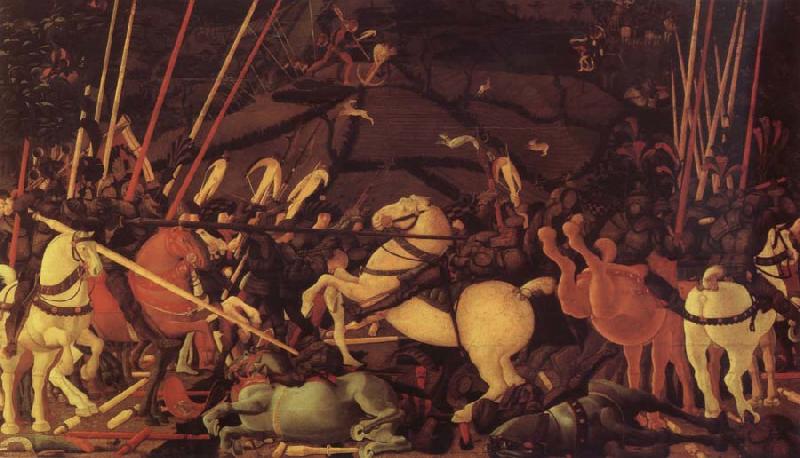 UCCELLO, Paolo The battle of San Romano the victory uber Bernardino della Carda oil painting picture